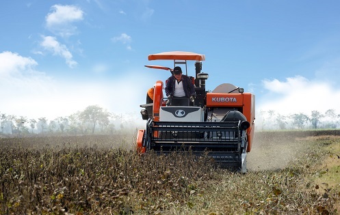 ชุดอุปกรณ์เก็บเกี่ยวถั่วเหลืองและถั่วเขียว ตราช้าง BK93 และ BK93G