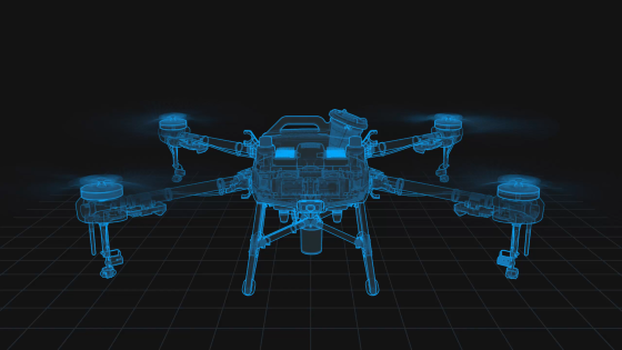 โดรนการเกษตร DJI รุ่น AGRAS T10
