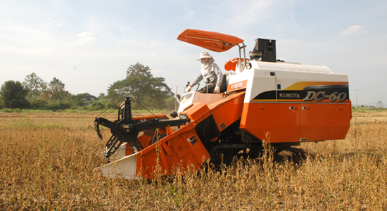 ชุดอุปกรณ์เก็บเกี่ยวถั่วเหลืองและถั่วเขียว BK70 / BK70G