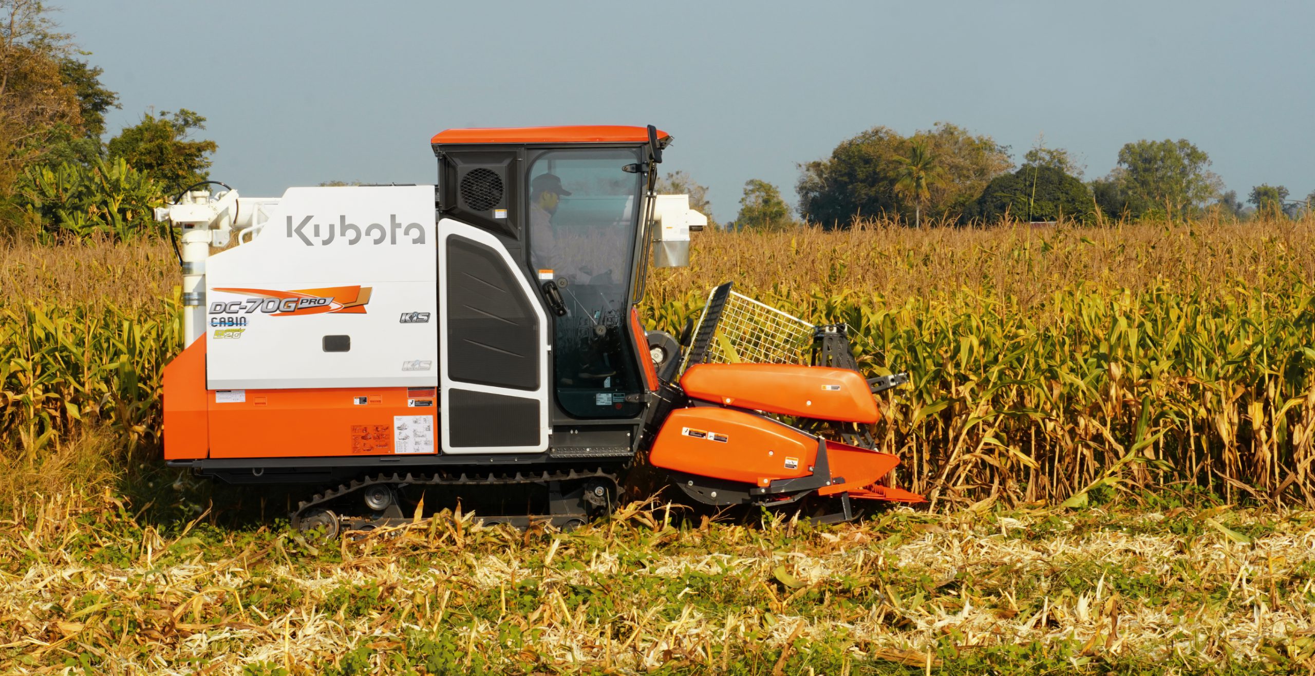 ชุดอุปกรณ์เก็บเกี่ยวข้าวโพด ตราช้าง CK70 PRO