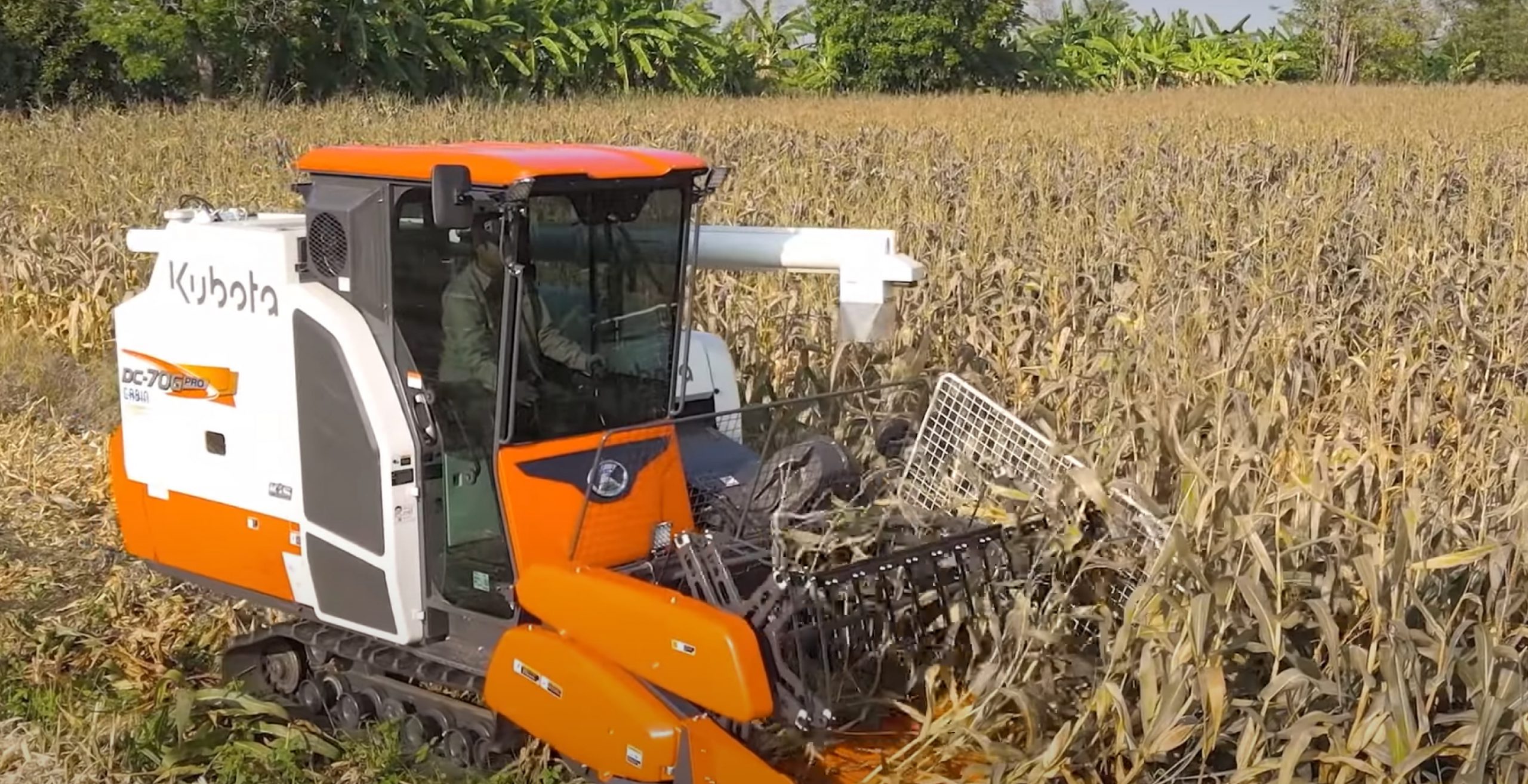 ชุดอุปกรณ์เก็บเกี่ยวข้าวโพด ตราช้าง CK70 PRO