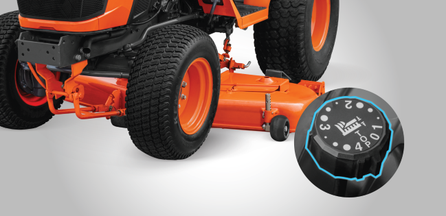 B2401 พร้อมเครื่องตัดหญ้าใต้ท้องรถ