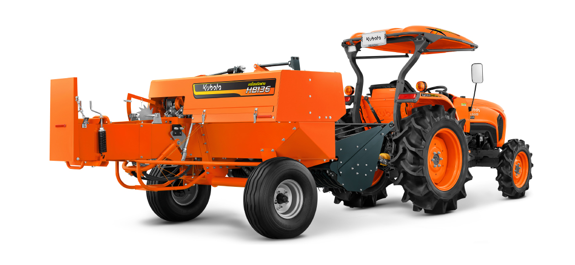 เครื่องอัดฟางรุ่น HB136