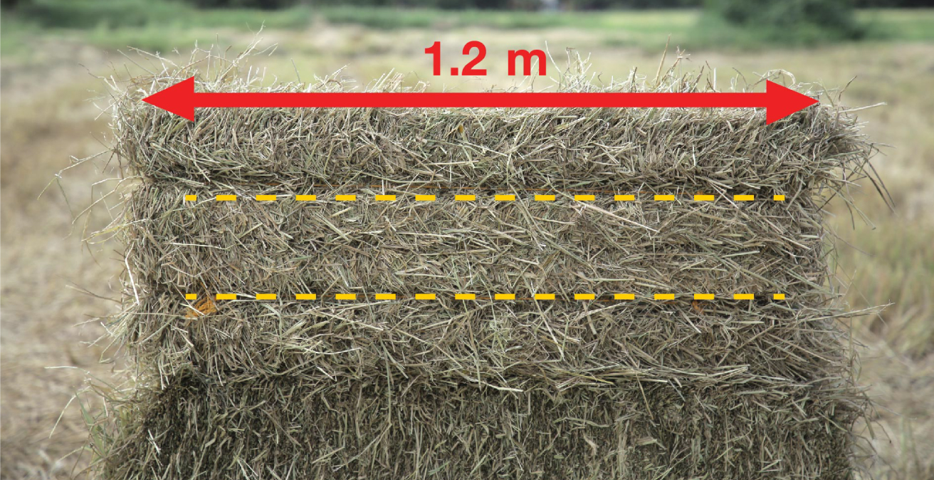 เครื่องอัดฟางรุ่น HB136