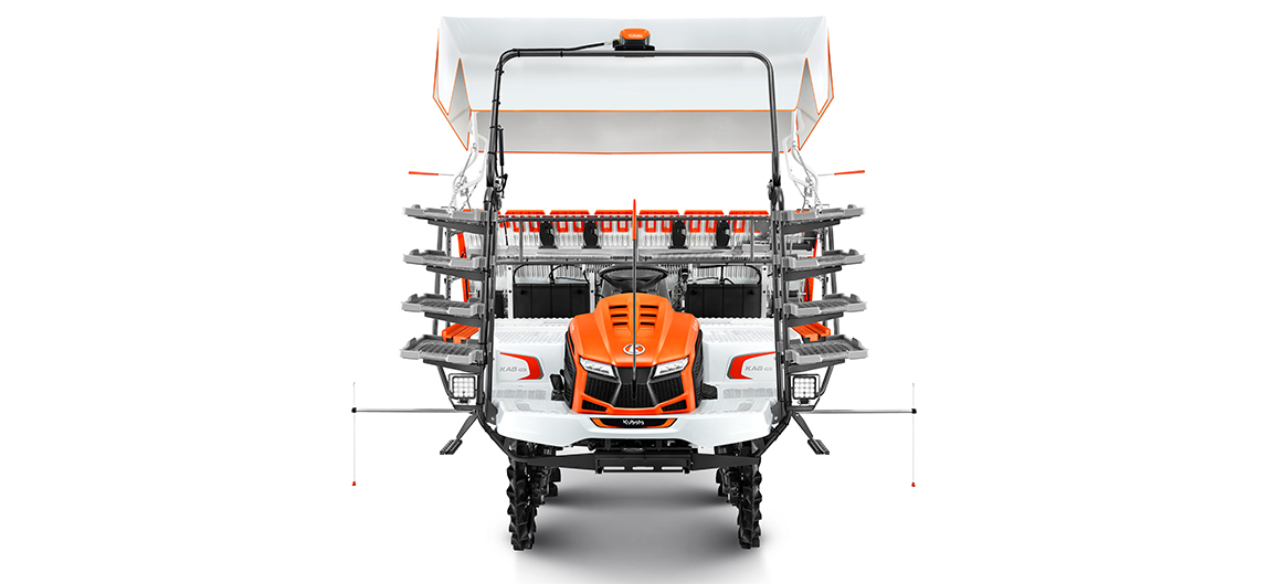 รถดำนานั่งขับ 8 แถว KA8-GS