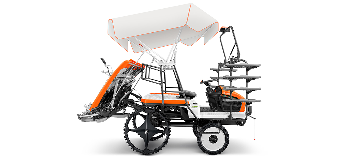 รถดำนานั่งขับ 8 แถว KA8-GS