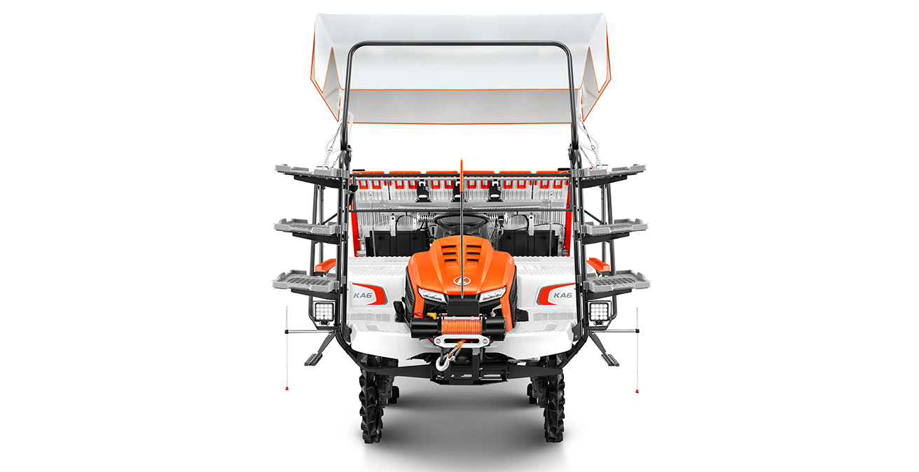 รถดำนานั่งขับ 6 แถว KA6-W