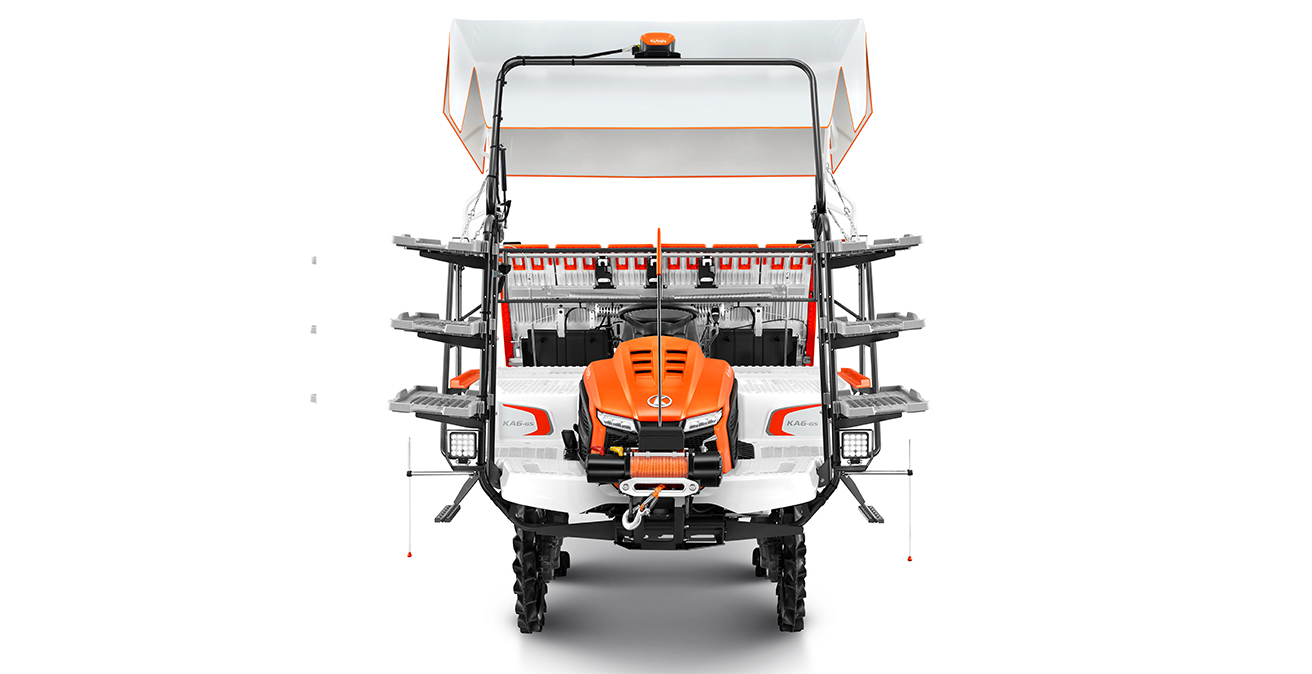 รถดำนานั่งขับ 6 แถว KA6-GS-W