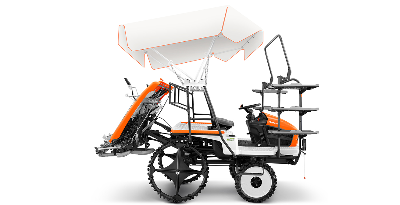 รถดำนานั่งขับ 6 แถว KA6