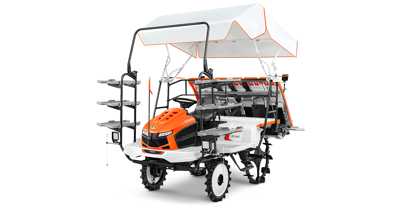 รถดำนานั่งขับ 6 แถว KA6