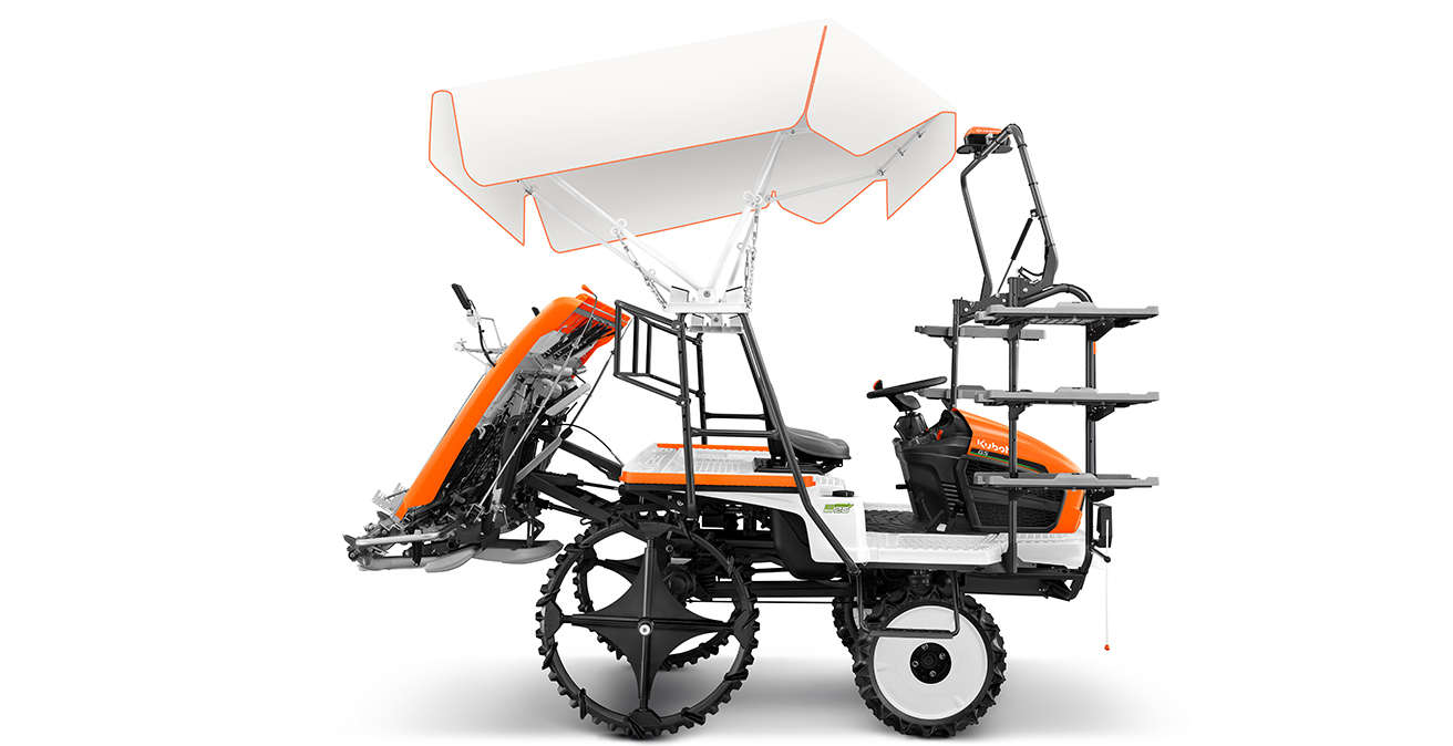 รถดำนานั่งขับ 6 แถว KA6-GS