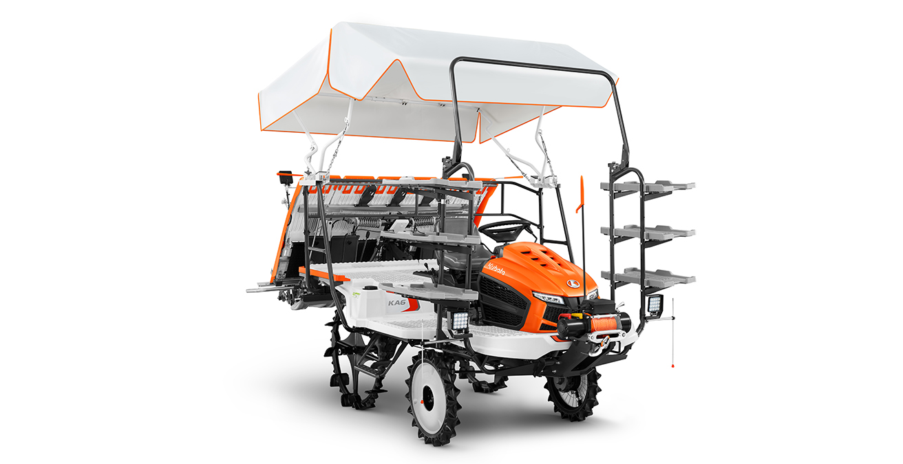 รถดำนานั่งขับ 6 แถว KA6-W