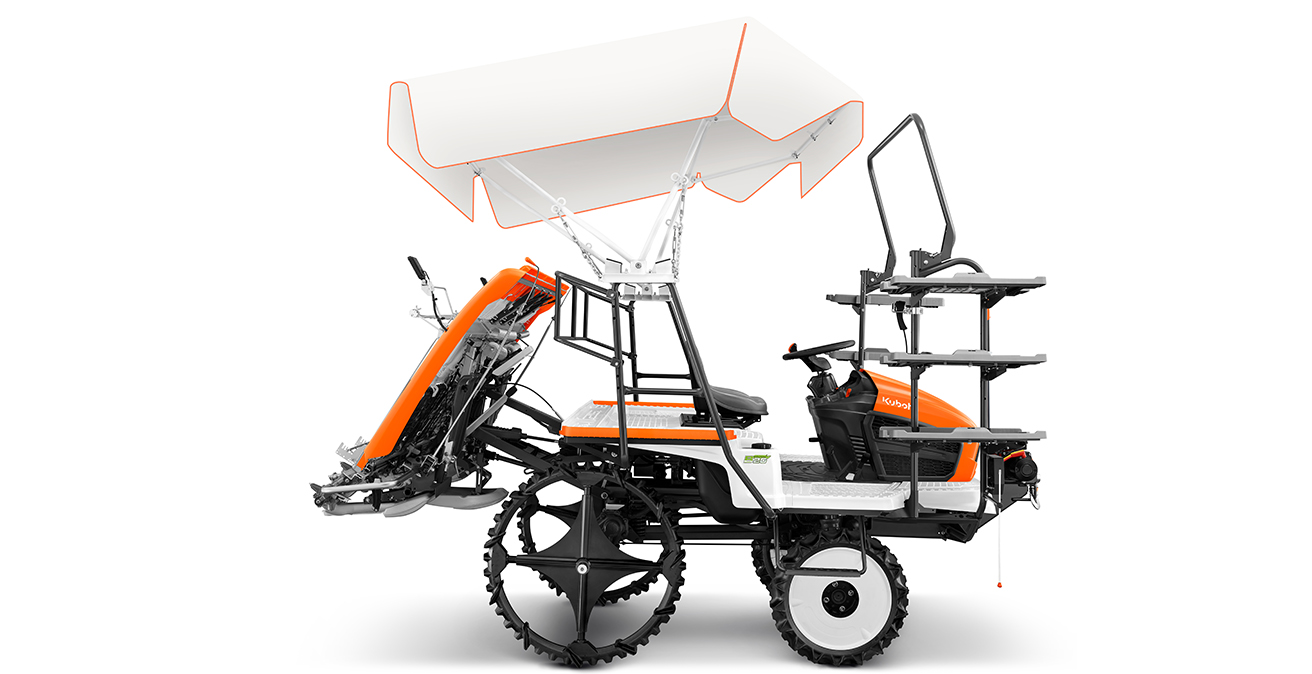 รถดำนานั่งขับ 6 แถว KA6-W