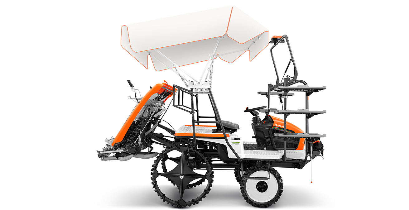 รถดำนานั่งขับ 6 แถว KA6-GS-W