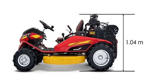 รถตัดหญ้า CANYCOM รุ่น CMX2408